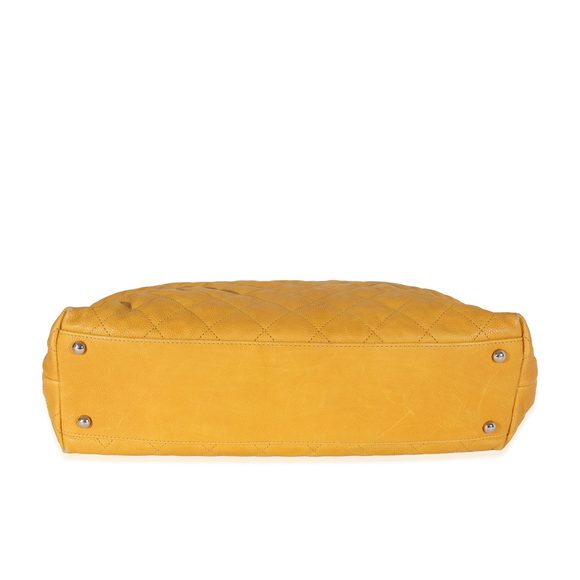 Chanel Yellow Caviar French Riviera Hobo - Picture 7 of 8